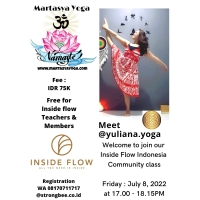 Inside Flow Community Class Online Every Friday 5PM via ZOOM