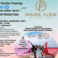 30 hours ONLINE Basic Level Inside Flow Teacher Training with Martasya Yoga 