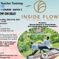 30 hours Inside Flow Teacher Training Level 1 Online Zoom with Martasya Yoga 