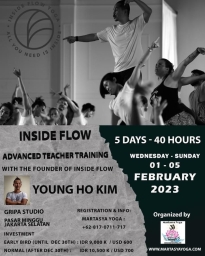 Inside Flow Advanced Teacher Training 40 hours in Jakarta with Young Ho Kim